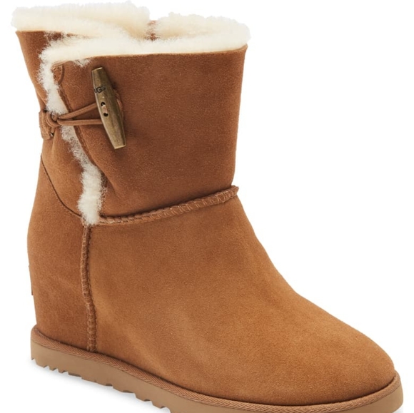 UGG Shoes - Ugg Toggle Wedge Heel Boots